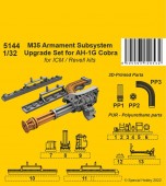CMK 129-5144 M35 Armament Subsystem Upgrade Set for AH-1G Cobra for ICM and Revell kits 1:32