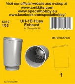 CMK 129-6012 UH-1B HueyExhaust for Trumpeter kit 1:35