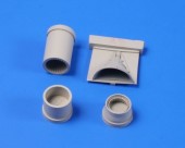 CMK 129-7189 TSR 2 Intake FOD covers & Exhausts (Air) 1:72