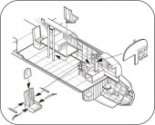 CMK 129-7287 Avro Lancaster MkI III-Interior set for Ai 1:72