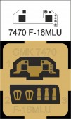 CMK 129-7470 F-16MLU Cockpit 1:72