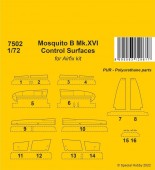 CMK 129-7502 Mosquito B Mk.XVI Control Surfaces / for 1/72 Airfix kit 1:72
