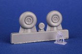 CMK 129-7518 Bloch MB.210 Mainwheels and Tailwheel w/Leg 1:72