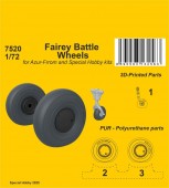 CMK 129-7520 Fairey Battle Wheels for Azur-Frrom and Special Hobby kits 1:72