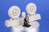 CMK 129-7524 Vickers Wellington Mainwheels and Tailwheel w/Leg for Special Hobby 1:72