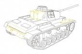 CMK 129-8019 Pz.Kpfw. III Ausf. L ''control tank'' for Tamiya 1:48