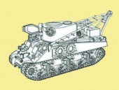 CMK 129-8020 M32 Recovery Sherman onversion set for Tamiya 1:48