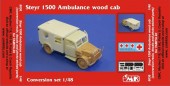 CMK 129-8036 Steyr 1500 Ambulance Wood cab 1:48