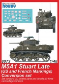 CMK 129-8073 M5A1 Stuart Late (US Army) Conversion set for Tamiya 1:48