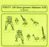 CMK 129-F35171 UH Door Gunners Vietnam Resin Figuren 1:35