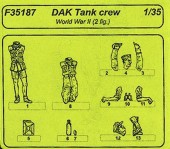 CMK 129-F35187 DAK tank crew 1:35