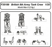 CMK 129-F35189 British 8.th Army Tank Crew 1:35