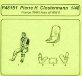 CMK 129-F48151 RAF Aces P. Clostermann 1:48