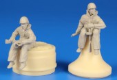 CMK 129-F48293 Soviet Tank Desant Troops Part 1 (2 Figur for a T-34 and another tanks) 1:48