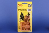 CMK 129-F48406 Wehrmacht Soldiers with Military Bicycles 1:48