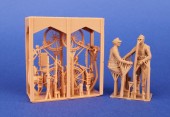 CMK 129-F48406 Wehrmacht Soldiers with Military Bicycles 1:48
