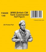 CMK 129-F48408 WWII British CW Tank Commander / Half Figure 1:48