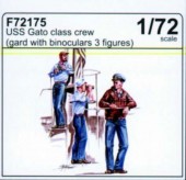 CMK 129-F72175 USS Gato Class Crew (Guard with binoculars) 1:72
