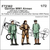 CMK 129-F72362 German WW1 Airmen-pilot(H.G.)in flight suit pilot in uniform a.mechanic 1:72