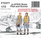 CMK 129-F72377 Junkers Ju-87D/G Stuka Pilot and Gunner 1:72