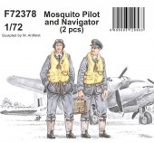CMK 129-F72378 Mosquito Pilot and Navigator 1:72