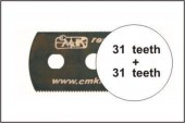 CMK 129-H1003 Smooth saw (both sides) 1pc