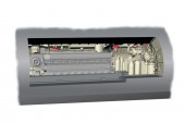CMK 129-N72017 U-Boot IX Diesel Engine section 1:72