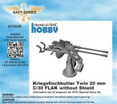 CMK 129-N72048 Kriegsfischkutter Twin 20 mm C/30 FLAK without Shield 1:72