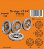 CMK 129-P35031 Zundapp KS 600 Wheels 1:35