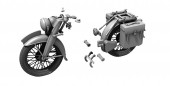 CMK 129-P35040 DKW NZ 350 Correction Set / for Tamiya kit 1:35