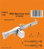 CMK 129-P35041 M60 Machine Gun 1/35 (2 pcs) 1:35