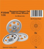 CMK 129-P35048 Raupenschlepper Ost RSO Road Wheels for Miniart 1:35