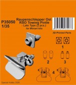 CMK 129-P35050 Raupenschlepper Ost RSO Towing Pintle - Late Type (2 pcs.) for Miniart 1:35