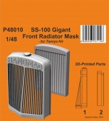 CMK 129-P48010 SS-100 Gigant Front Radiator Mask 1:48