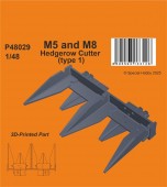 CMK 129-P48029 M5 and M8 Hedgerow Cutter (type 1) for Tamiya 1:48