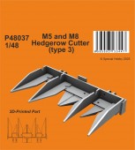 CMK 129-P48037 M5 and M8 Hedgerow Cutter type 3 1:48