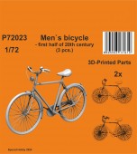 CMK 129-P72023 Men's bicycle - first half of 20th century (3 pcs.) 1:72