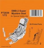 CMK 129-P72039 SMB-2 Super Mystere Seat for Special Hobby kits 1:72