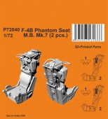 CMK 129-P72040 F-4B/C Phantom Seat (2 pcs) 1:72