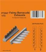 CMK 129-P72047 Fairey Barracuda Exhausts for Special Hobby 1:72