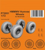 CMK 129-P72051 HMMWV Humvee Wheels for Revell 1:72