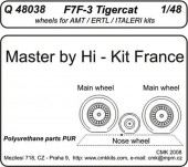 CMK 129-Q48038 F7F-3 tigercat wheels for Revell 1:48