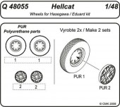 CMK 129-Q48055 Hellcat Wheels for Hasegawa and Eduard 1:48