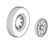 CMK 129-Q48096 F6F Hellcat wheels  1:48