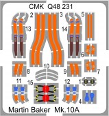 CMK 129-Q48231 Martin Baker Mk.10A ejection seat for Panavia Tornado Fighter-Bomber (2pcs) 1:48