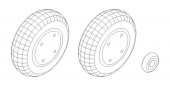 CMK 129-Q72146 Boomerang Wirraway wheels 1:72