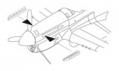 CMK 129-Q72200 P-40E Exhaust 1:72