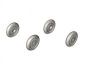 CMK 129-Q72351 Bf 109G-6 Wheel set (smooth and ribbed tyres) 1:72