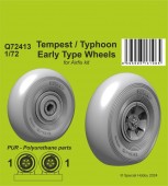 CMK 129-Q72413 Tempest/Typhoon Early type Wheels 1:72