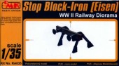 CMK 129-RA035 Stop Block-Iron (Eisen) WW II Railway Diorama 1:35